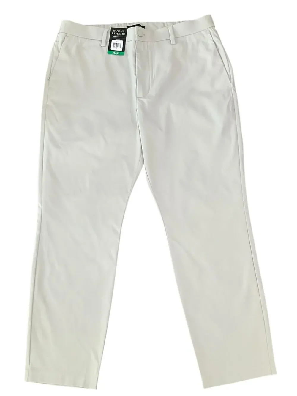 Banana Republic Men's Pale Gray Chino Pants